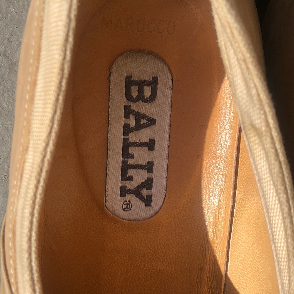 Vintage Bally Leather Oxford Saddle Shoes 9 D - Picture 8 of 11